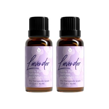Pursonic 100% Natural Lavender Essential Oils, Pro Therapeutic Grade - 2 Count 30ML Each. View a larger version of this product image.