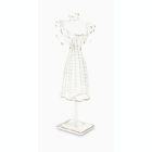 Alternate image 1 for Cheungs Home Indoor Decorative Metal Wire Dress Form Table Decor, Silver