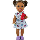 Alternate image 1 for Barbie Teacher Doll (Blonde),Toddler Doll (Brunette), Flip Board, Laptop, Backpack, and Desk