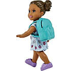 Alternate image 3 for Barbie Teacher Doll (Blonde),Toddler Doll (Brunette), Flip Board, Laptop, Backpack, and Desk