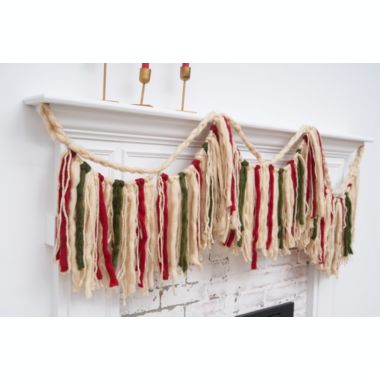 Gallerie II 70.8" Macrame Tassel Garland. View a larger version of this product image.