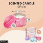 Alternate image 1 for Juvale Scented Soy Wax Candles Gift Set for Women (4 Pack)