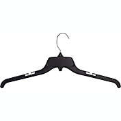 Link Recycled Plastic with Notches Shirt Hangers 19" 360 Degree Swivel For Home, Office & Retail Stores 10 Count