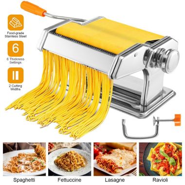 Eggracks By Global Phoenix Pasta Maker Roller Machine Fettuccine Noodle Maker. View a larger version of this product image.