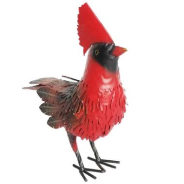 Santa's Workshop Outdoor Decorative 13" Iron Cardinal. View a larger version of this product image.