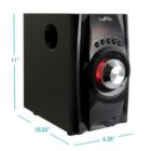 Alternate image 1 for beFree Sound 5.1 Channel Surround Sound Bluetooth Speaker System- Red