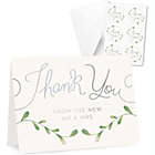 Alternate image 0 for Rileys & Co Thank You Wedding Cards with Envelopes & Stickers, 100 Bulk Pack, Silver Foil, Mr and Mrs Thank You Notes Bulk Cards,   Thank You From the New Mr & Mrs. (Silver)