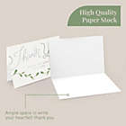 Alternate image 3 for Rileys & Co Thank You Wedding Cards with Envelopes & Stickers, 100 Bulk Pack, Silver Foil, Mr and Mrs Thank You Notes Bulk Cards,   Thank You From the New Mr & Mrs. (Silver)