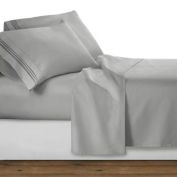 Elegant Comfort 4-Piece Bed Sheet Set, Deep Pocket up to 16 inch, California King Grey