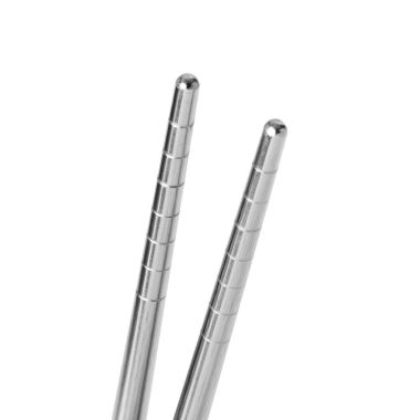 Joyce Chen Reusable Stainless Steel Metal Chopsticks Set, 5 Pair Set. View a larger version of this product image.
