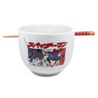 Alternate image 0 for Marvel Spider-Man Japanese Ceramic Dinnerware Set   Includes 20-Ounce Ramen Bowl and Wooden Chopsticks   Asian Food Dish Set For Home Kitchen   Official Comic Book Manga Collectible
