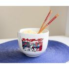 Alternate image 2 for Marvel Spider-Man Japanese Ceramic Dinnerware Set   Includes 20-Ounce Ramen Bowl and Wooden Chopsticks   Asian Food Dish Set For Home Kitchen   Official Comic Book Manga Collectible