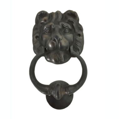 D-Art collection Home Decorative Lion Head Brass Door Knocker -Big. View a larger version of this product image.