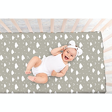 Bublo Baby Bassinet Sheet Set for Boy and Girl, 3 Pack, Universal Fitted for Oval, Hourglass & Rectangle Bassinet Mattress, Fitted Sheets Size 32 x 16 x 4 Inches. View a larger version of this product image.