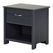 South Shore South Shore Ulysses 1-Drawer Nightstand - Blueberry