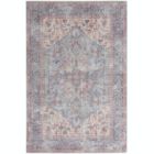 Alternate image 0 for Nicole Curtis Machine Washable Series 1 Vintage Medallion Area Rug Blue/Multi 4' x 6'