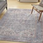 Alternate image 1 for Nicole Curtis Machine Washable Series 1 Vintage Medallion Area Rug Blue/Multi 4' x 6'