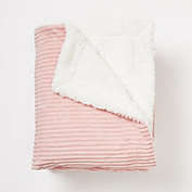 Dormify Cozy Cord Sherpa Throw Blanket  - 50" x 60" -  Pink