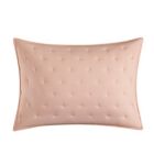 Alternate image 2 for Chic Home Chyle Tufted Cross Stitched Design Bedding Quilt Set - King 104x90", Blush