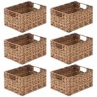 Alternate image 0 for mDesign Woven Ombre Pantry Bin Basket, 6 Pack