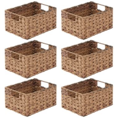 mDesign Woven Ombre Pantry Bin Basket, 6 Pack. View a larger version of this product image.