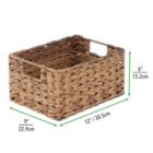 Alternate image 1 for mDesign Woven Ombre Pantry Bin Basket, 6 Pack