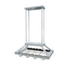 Alternate image 1 for Elegant Designs Contemporary 2 Light LED Overhead Wine Rack - White