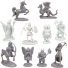 Alternate image 2 for SCS Direct 10 pcs Fantasy Creatures Action Figure Playset - Monster Battle Toy Collection (Includes Dragons, Wizards, Orcs, and More) - Perfect for Roleplaying and D&D Gaming