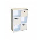 Alternate image 3 for Proman Products Contemporary Decorative Colonial Fabric Bins in Beige