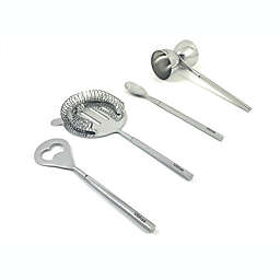 Vibhsa Bar Tools Accessories set of 4 Silver