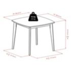 Alternate image 3 for Pauline Dining Table, Walnut