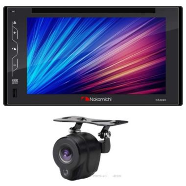 Nakamichi 6.2" 2-DIN Receiver with Bluetooth Camera & DVD Package NA3020/NC5L. View a larger version of this product image.