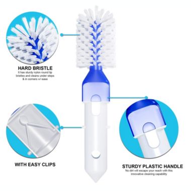 Noa Store Pool Step And Corner Brush Scrub Brush For Bathroom, Floor, Tub, Shower, Tile. View a larger version of this product image.