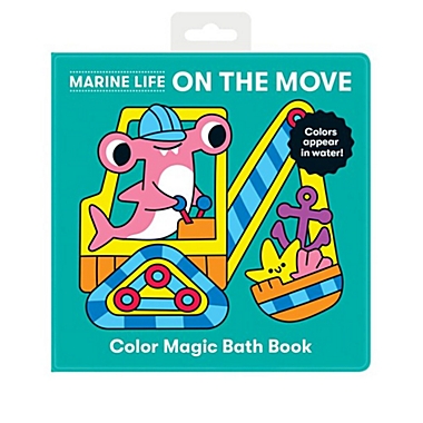Mudpuppy Marine Life On The Move Magic Bath Book. View a larger version of this product image.