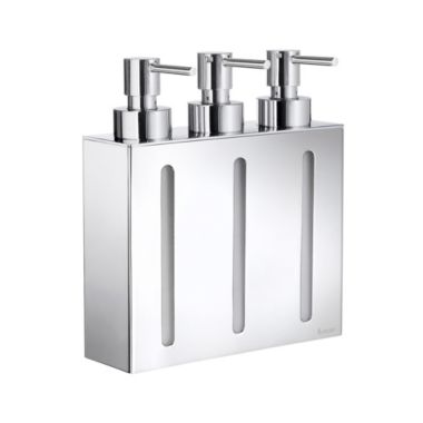Smedbo Outline Soap Dispenser Wall Mount 3 Pumps Polished Chrome. View a larger version of this product image.