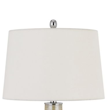 Saltaro Sherpi 29 Inch Ceramic Table Lamp with Dimmer, Floral Base, Olive- Saltoro Sherpi. View a larger version of this product image.