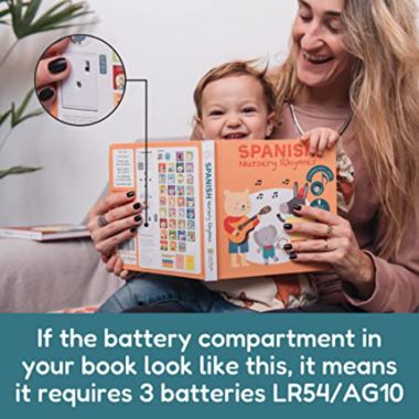 Cali's Books Battery Kit for Interactive Musical Books. Battery Kit with 9 AG10-LR54 Batteries and Small Screwdriver for Sound Books. View a larger version of this product image.