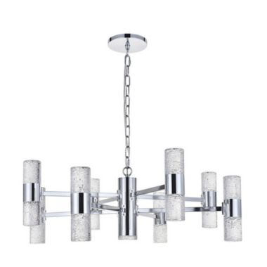Elegant Lighting Luxurious Vega 17 Light LED Pendant for Living Room, Kitchen, Bedroom & Hallway, Chrome. View a larger version of this product image.