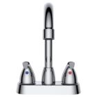 Alternate image 1 for Vanity Krafters Bianca Surface Mounted 2 Handles Bathroom Faucet with Drain Kit Included in Chrome
