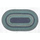 Alternate image 0 for Earth Rugs C-503 Blueberries & Cream Oval Braided Rug 27 x 45 inch