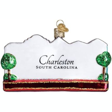 Old World Christmas 20100 Glass Blown Rainbow Row Ornament. View a larger version of this product image.