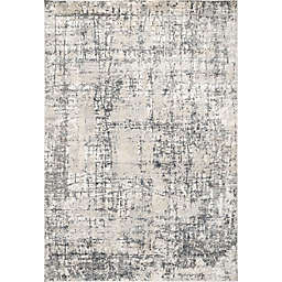 nuLOOM Aly Modern Abstract Area Rug, Beige, 9'x12'