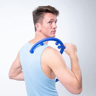 Maison Products Back Massager Trigger Point Cane, Deep Tissue Self Massager for Pain Relief, Fibromyalgia Relief, Neck, Shoulder, Foot Massager. View a larger version of this product image.