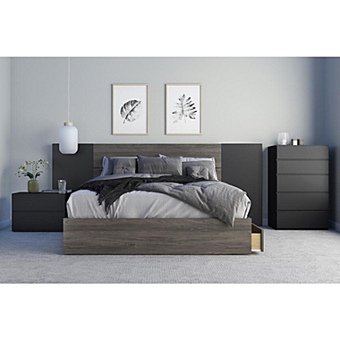 Nexera  Queen Size Storage Platform Bed. View a larger version of this product image.