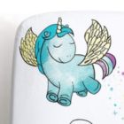 Alternate image 2 for JumpOff Jo Fitted Crib Sheet, Cotton Crib Sheet for Standard Sized Crib Mattresses, Hypoallergenic and Breathable, 28" x 52",  Unicorn Pixie Dust