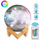Alternate image 1 for Noa Store Galaxy Moon Night Lamp - Night Light 16 Colors USB Charging, Touch