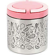 Juvale Insulated Lunch Container with Handles (22 oz, Pink)