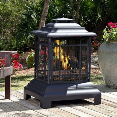 Koschuta Rectangle Pagoda Patio Fireplace. View a larger version of this product image.