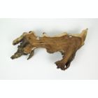 Alternate image 2 for Contrast Carved Wood Humpback Whale Trio on Driftwood Base Wall Hanging