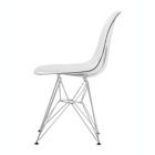 Alternate image 1 for LeisureMod Cresco Molded Plastic Eiffel Side Chair - Clear